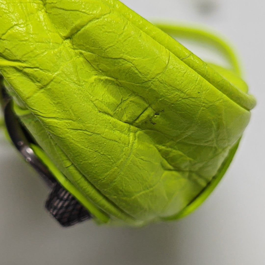 Le Cagole Mini Calfskin Green