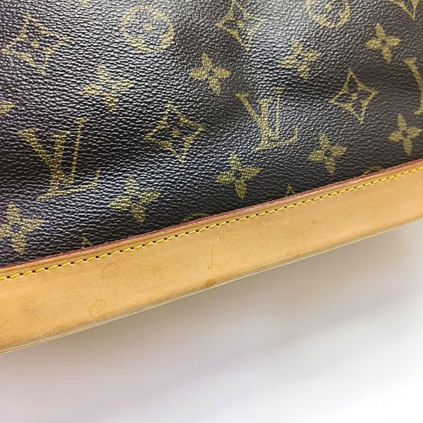 ALMA PM Monogram Coated Canvas Brown