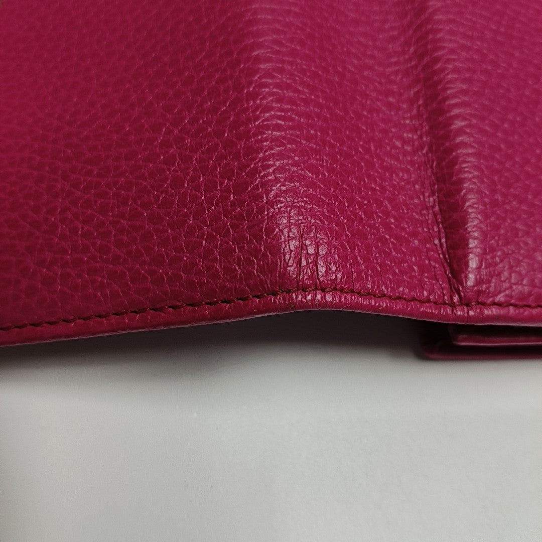 Swing Calfskin Red Wallet