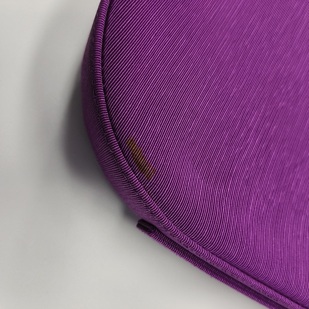 Fabric Shoulder Bag Purple