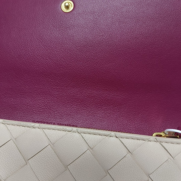 Lambskin Wallet Beige