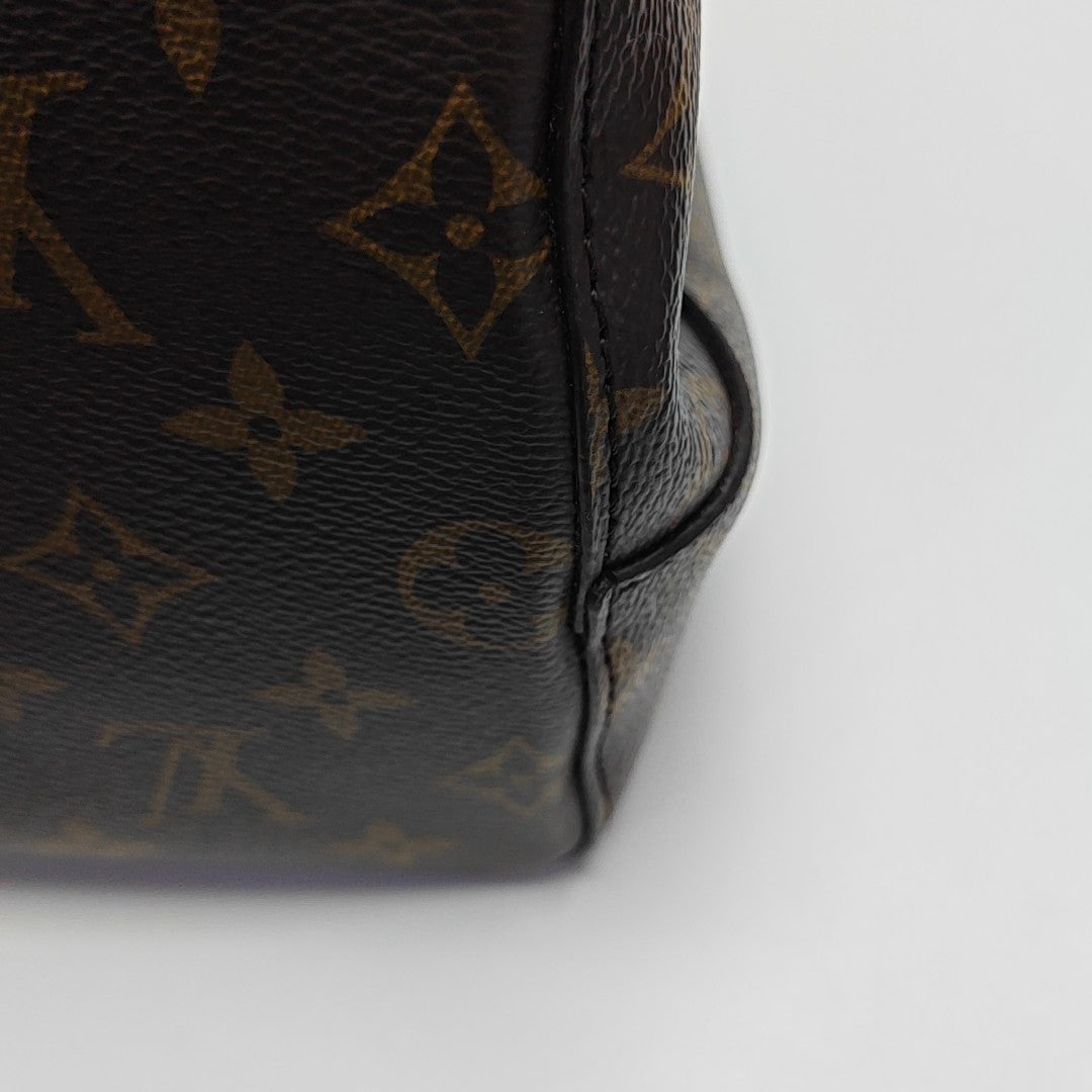 NÉONOÉ MM Monogram Coated Canvas Brown