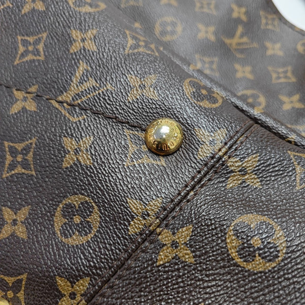 ARTSY MM Monogram Coated Canvas Brown