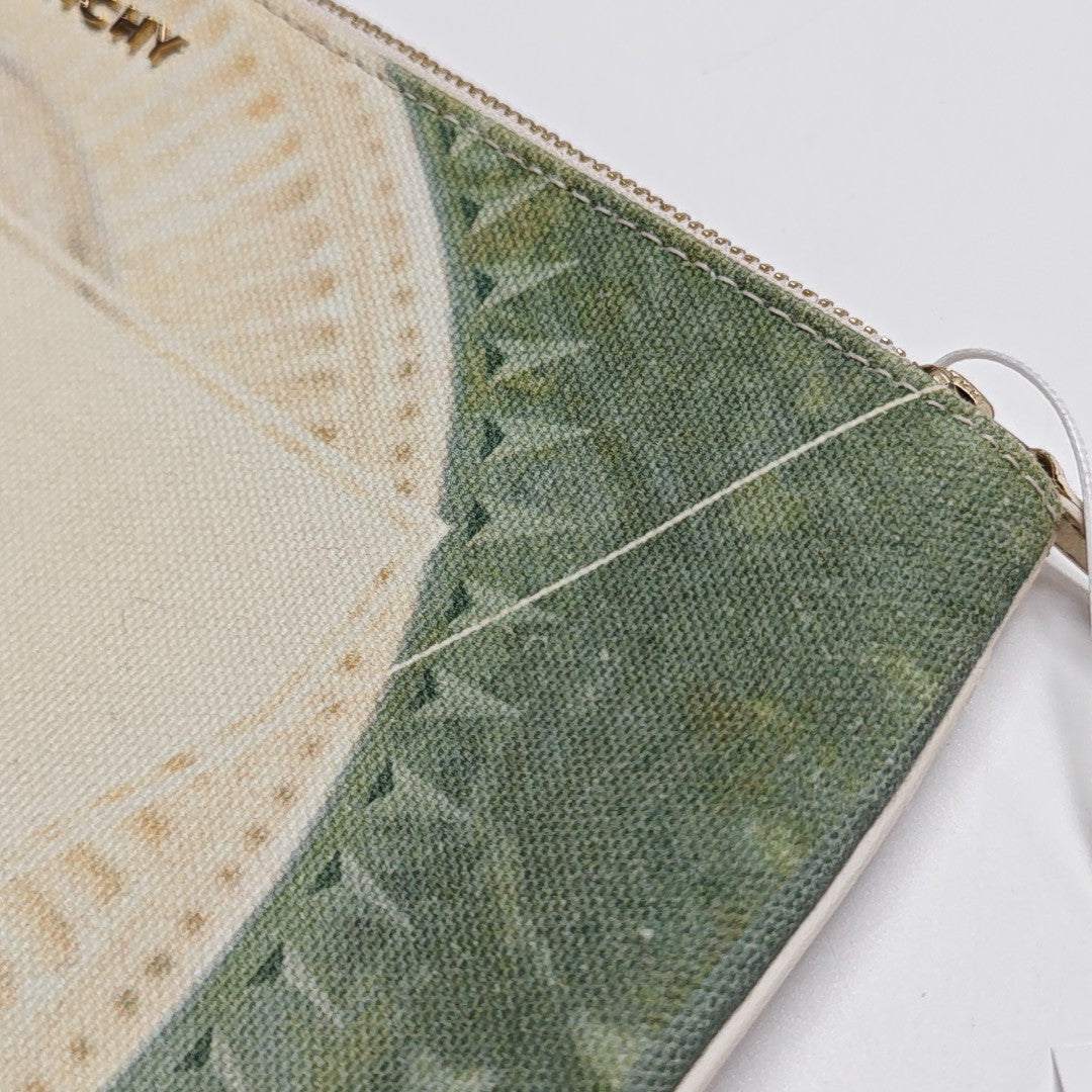 Canvas Clutch White