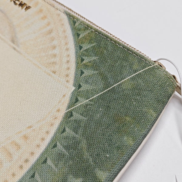 Canvas Clutch White