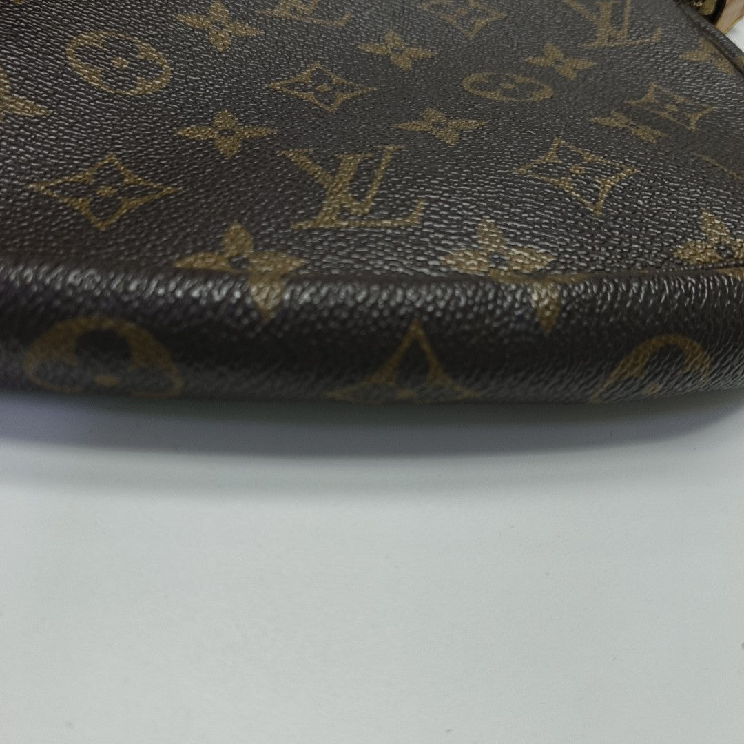 ACCESSOIRES Monogram Coated Canvas Brown