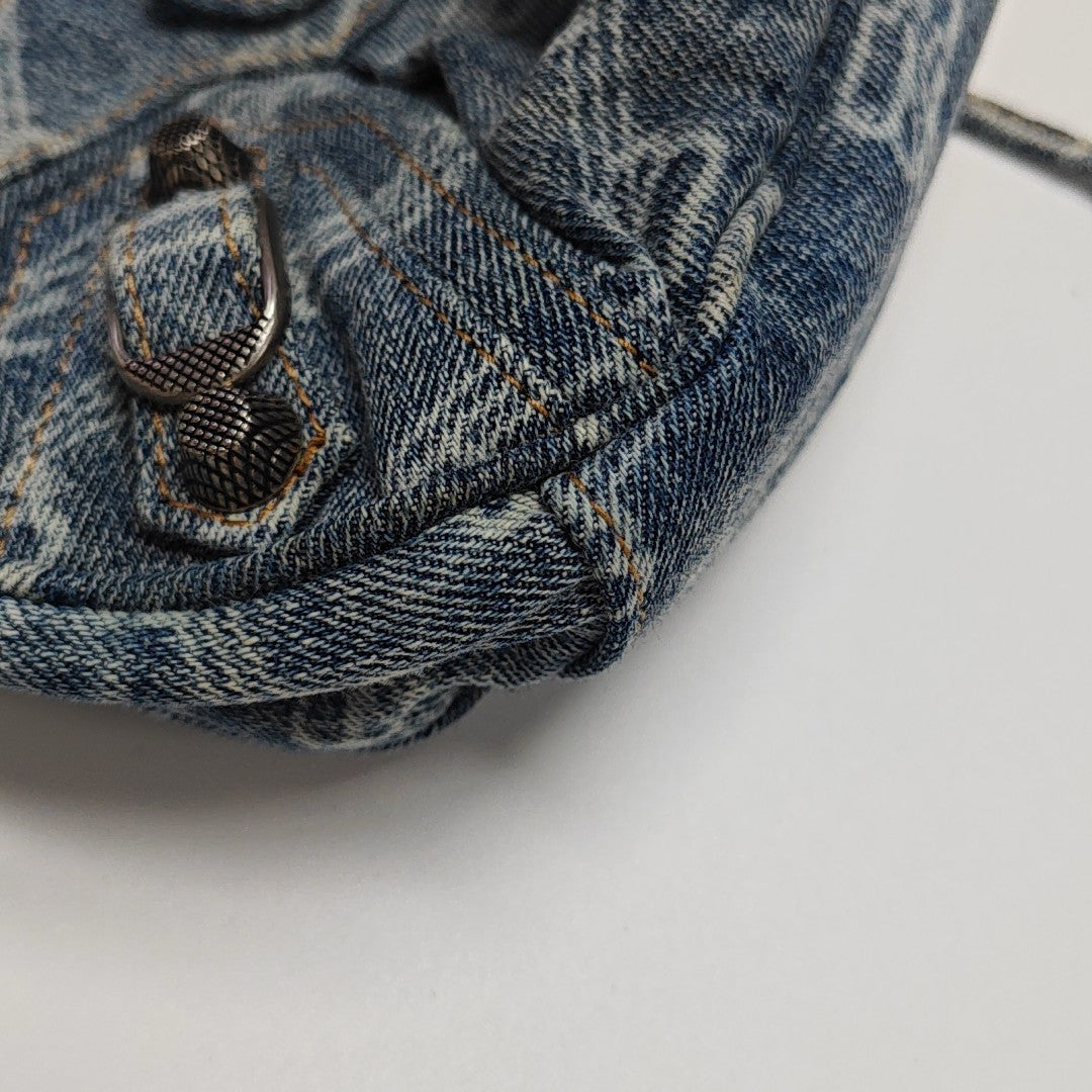 Le Cagole Small Denim Blue