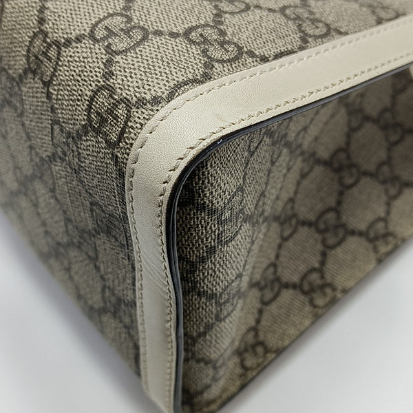 Padlock Small Monogram Coated Canvas Beige