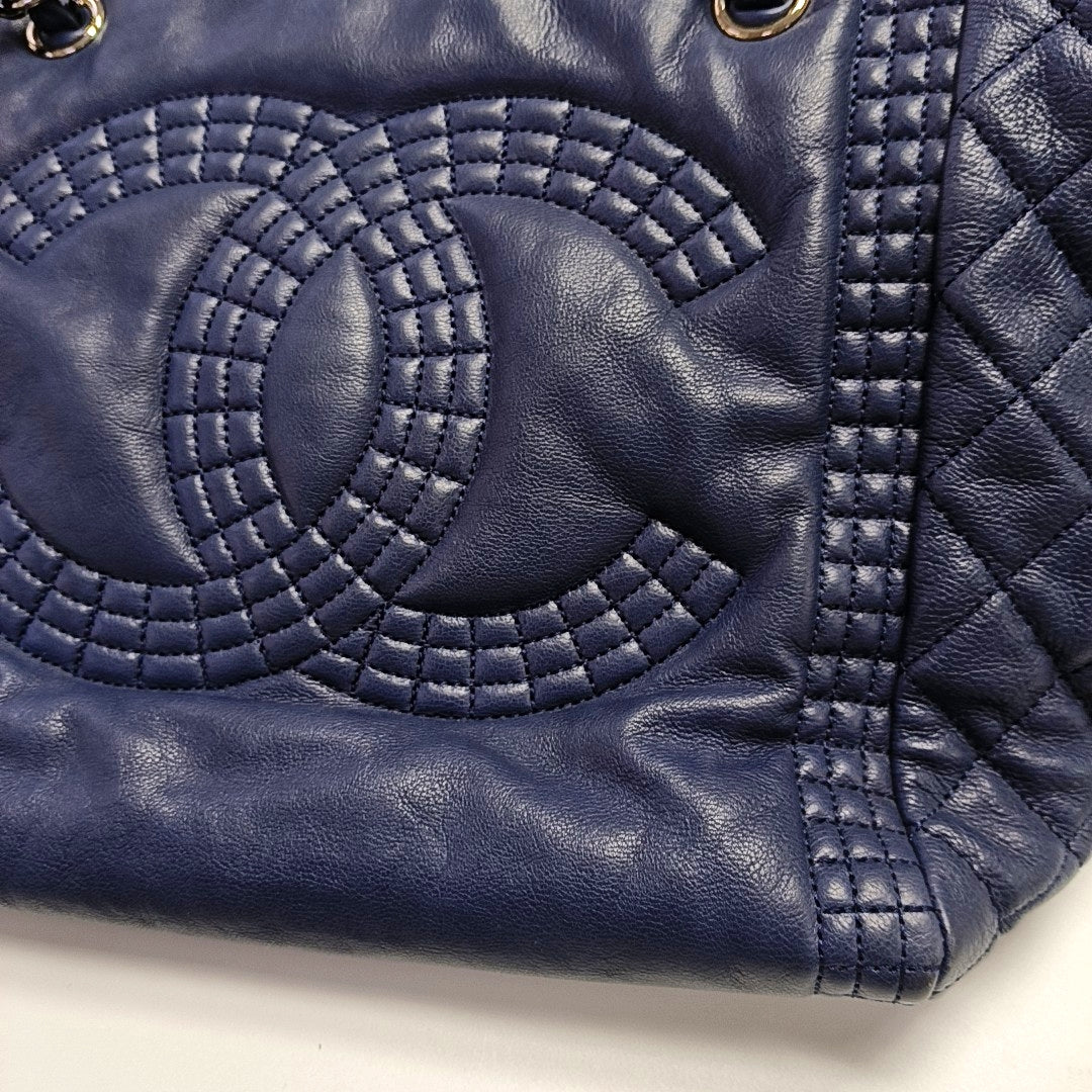 Quilted Calfskin Blue