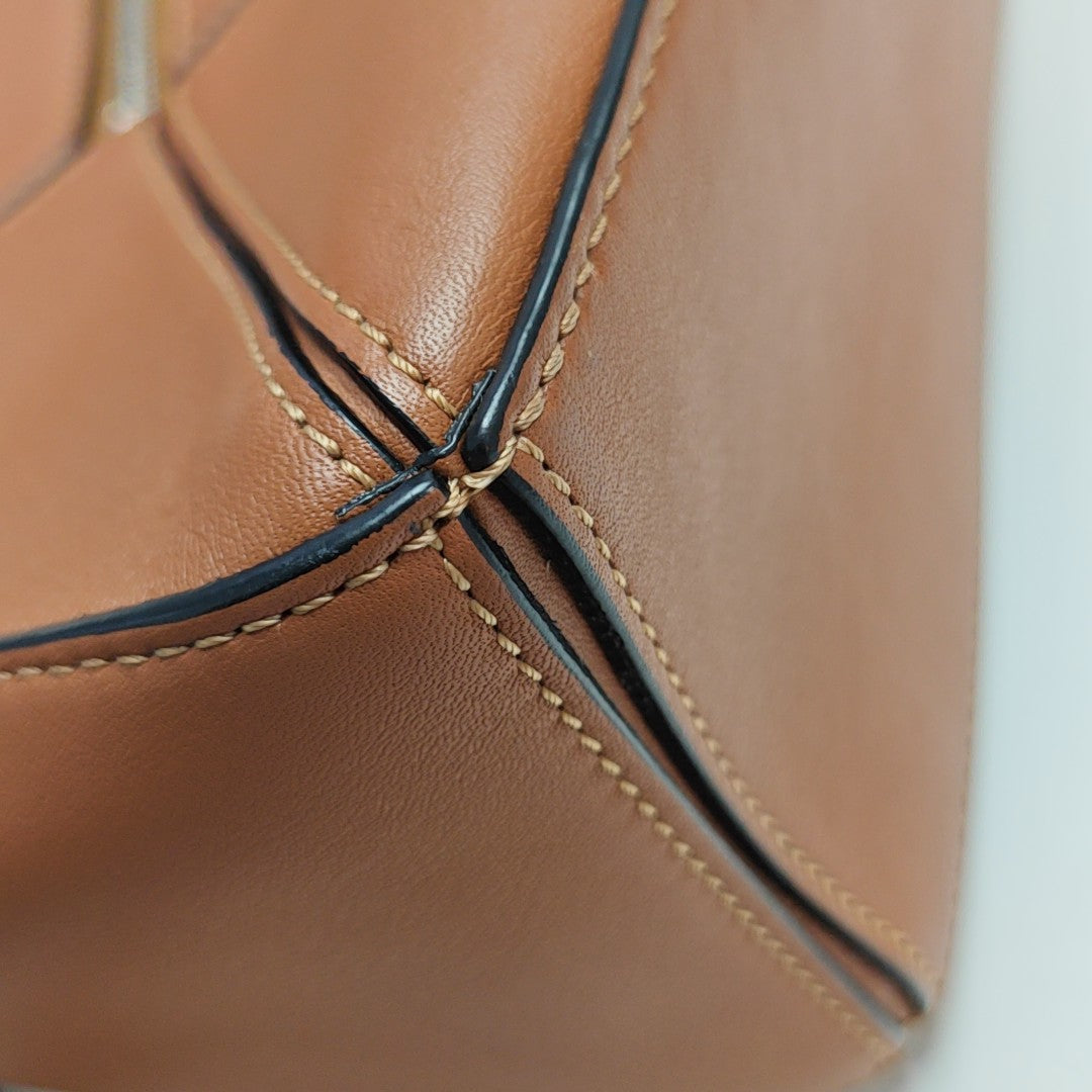 Puzzle Small Calfskin Brown