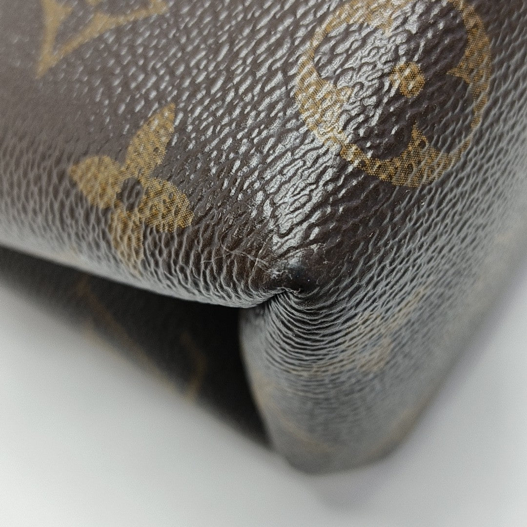 LOCKY BB Monogram Coated Canvas Brown