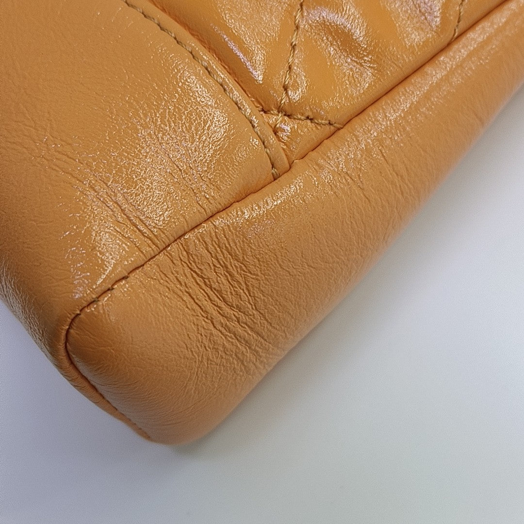 CHANEL 31 Mini Quilted Calfskin Orange