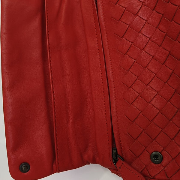 Messenger Lambskin Red