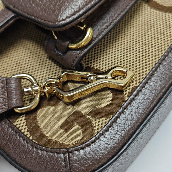 Horsebit 1955 Mini Monogram Canvas Beige