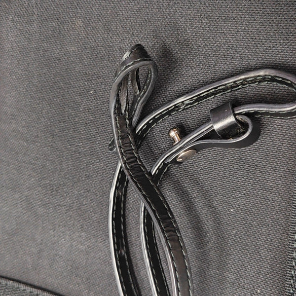 Navy Mini Canvas Black