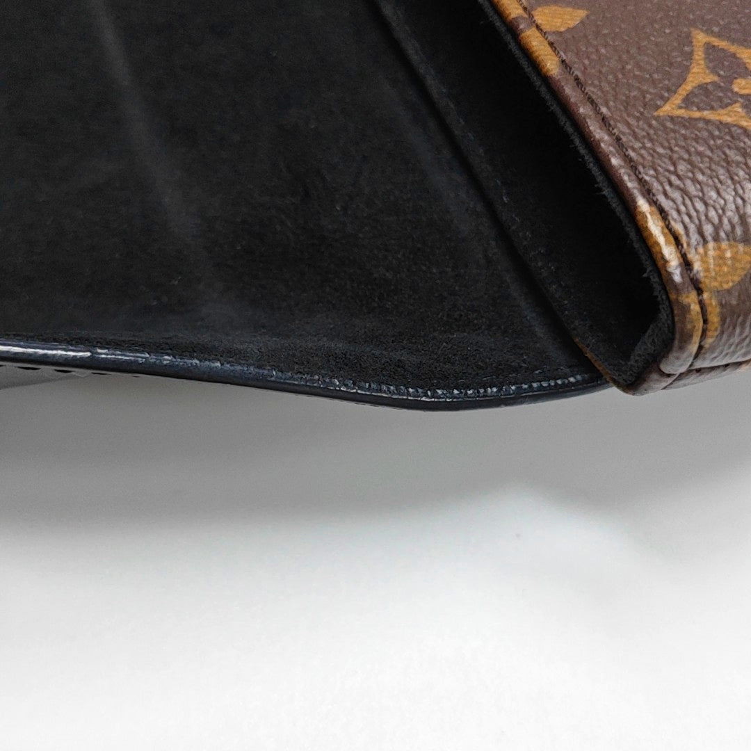 LOCKY BB Monogram Coated Canvas Brown