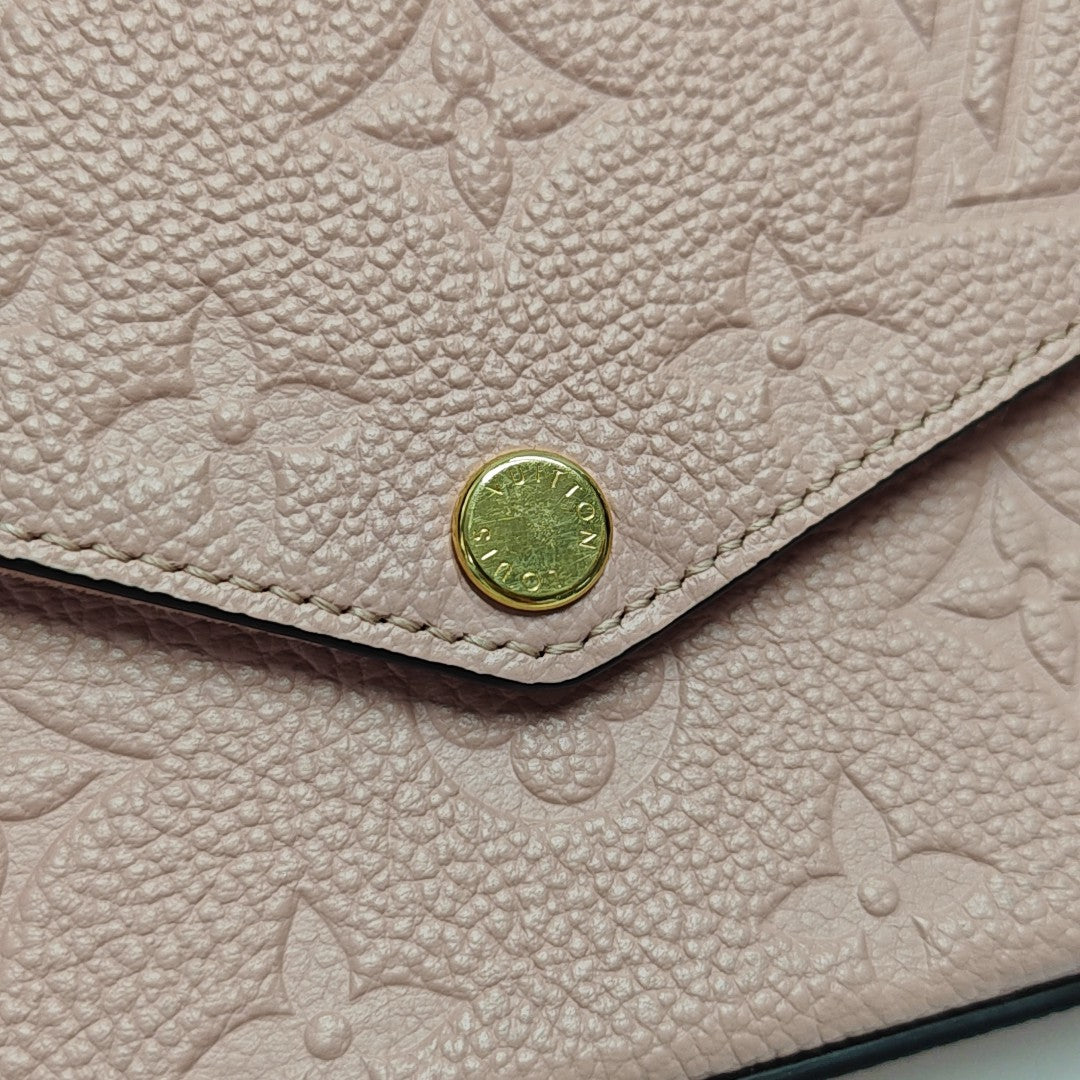 FÉLICIE Monogram Calfskin Pink