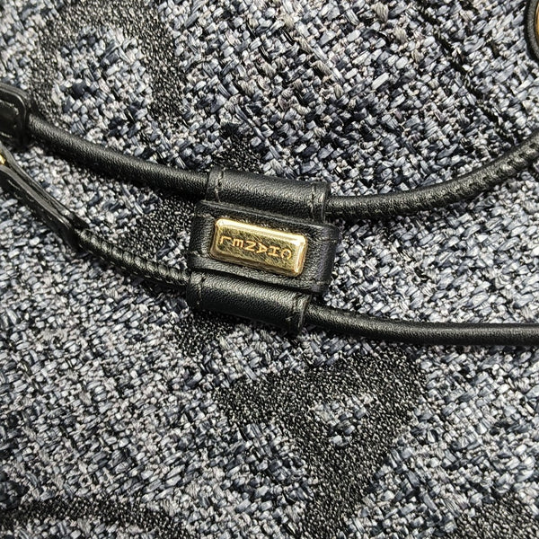 Authenticated pre-owned  DEAUVILLE Small Fabric Grey - Bucket Bag at Looply