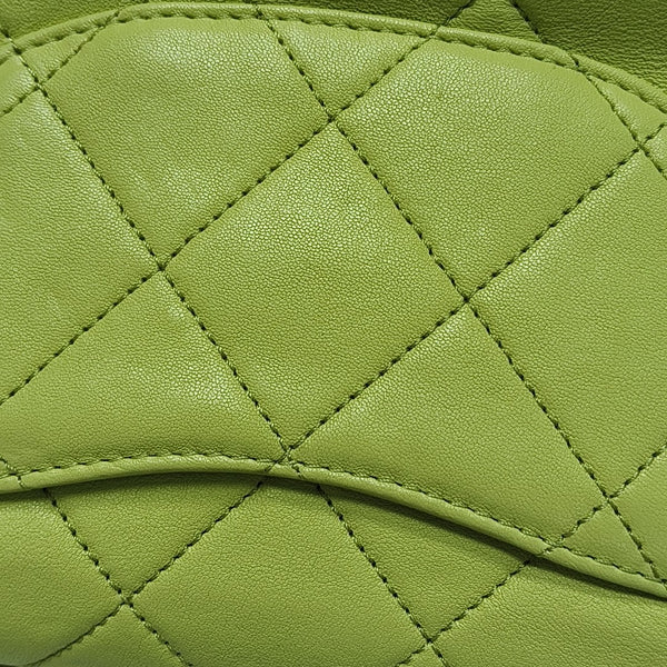 CLASSIC FLAP Mini Quilted Calfskin Green