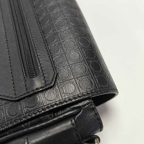 Calfskin Shoulder Bag Black