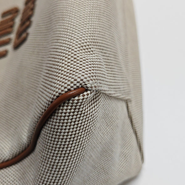 Canvas Shoulder Bag Beige