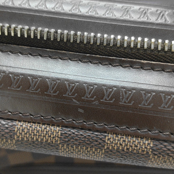KNIGHTSBRIDGE Damier Ebene Coated Canvas Brown