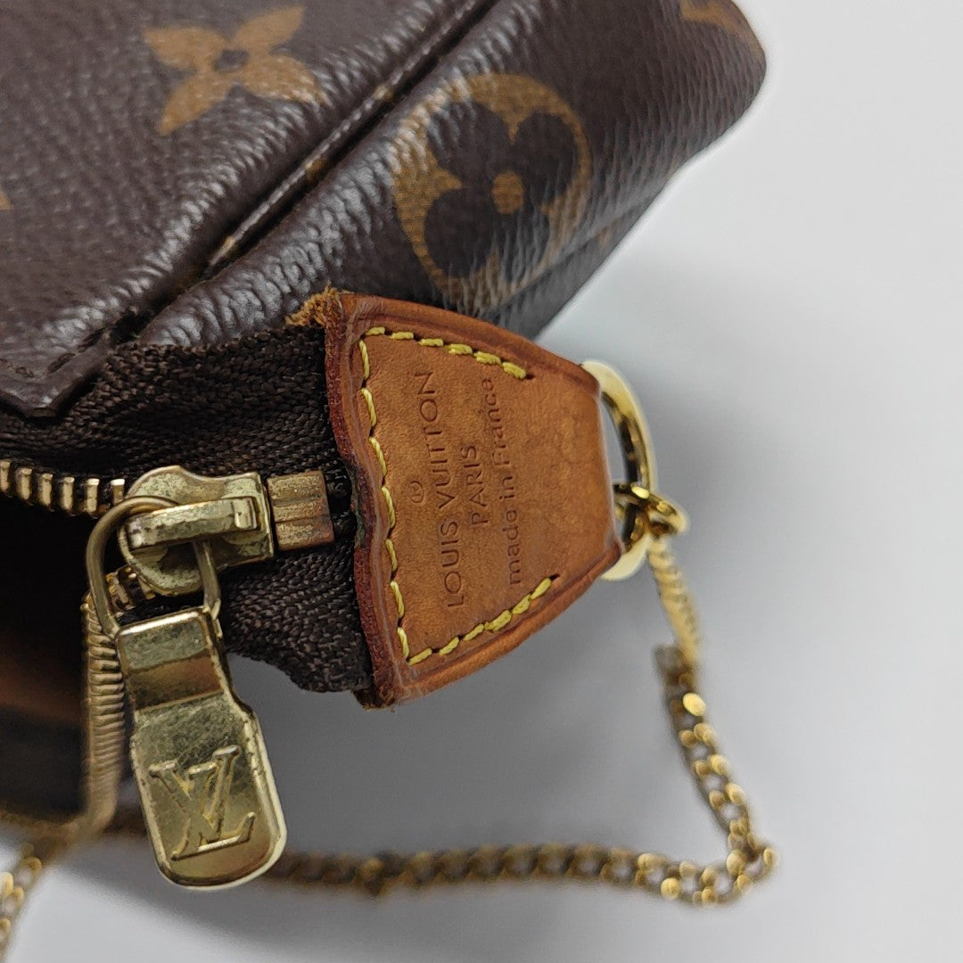 ACCESSOIRES Mini Monogram Coated Canvas Brown