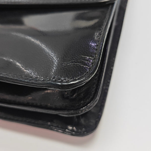 Calfskin Shoulder Bag Black