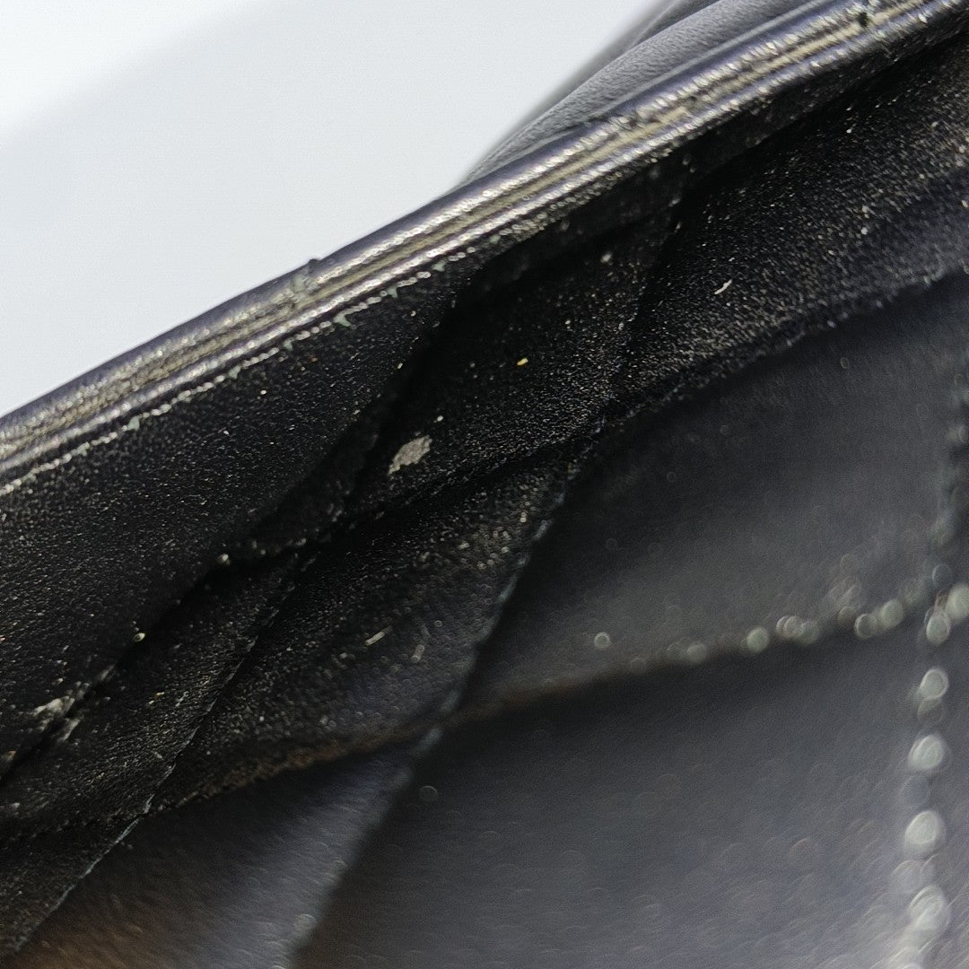 WOC Quilted Lambskin Black