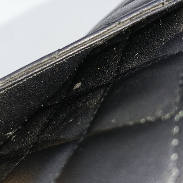 WOC Quilted Lambskin Black