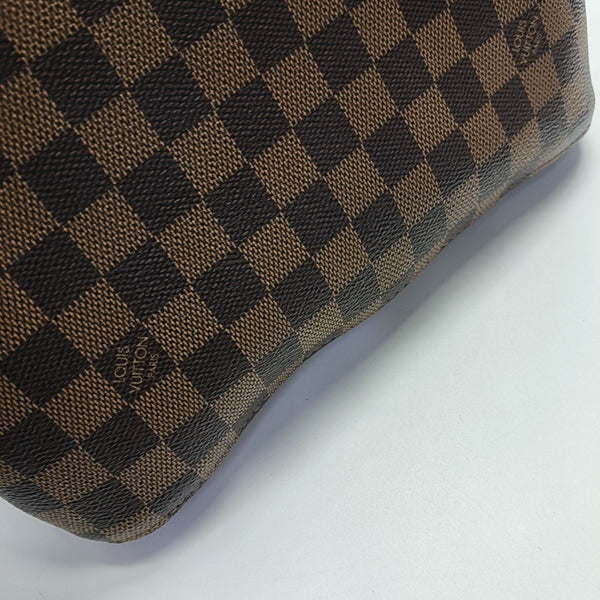 NÉONOÉ MM Damier Ebene Coated Canvas Brown