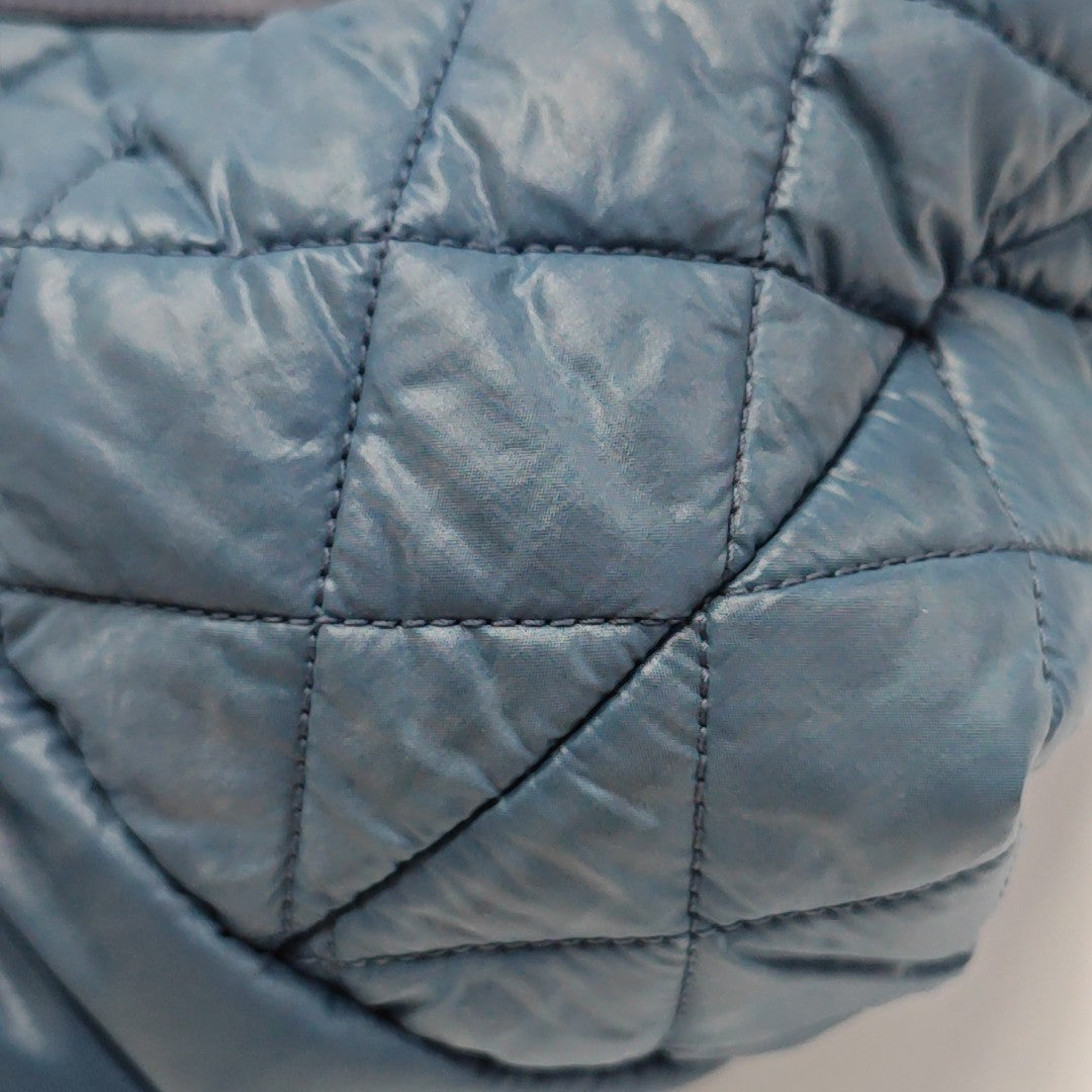 COCO COCOON Quilted Nylon Blue