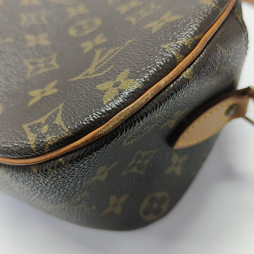 BLOIS PM Monogram Coated Canvas Brown