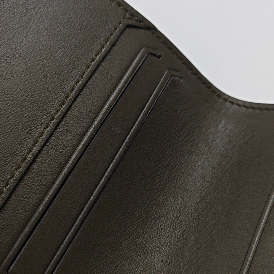 Calfskin Wallet Green