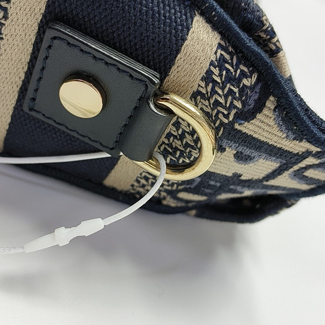 Diorcamp Small Oblique Canvas Blue