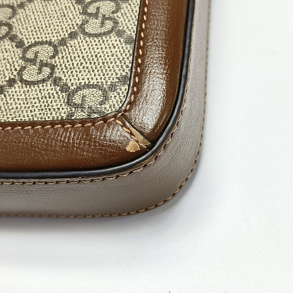 Horsebit 1955 Lona recubierta con monograma pequeño beige