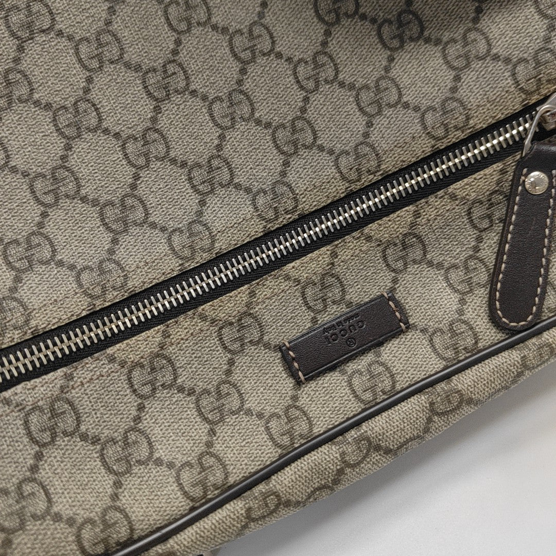 GG Supreme Monogram Coated Canvas Beige
