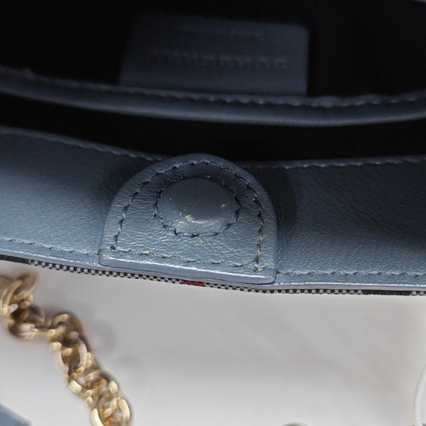 Canvas Bucket Bag Blue