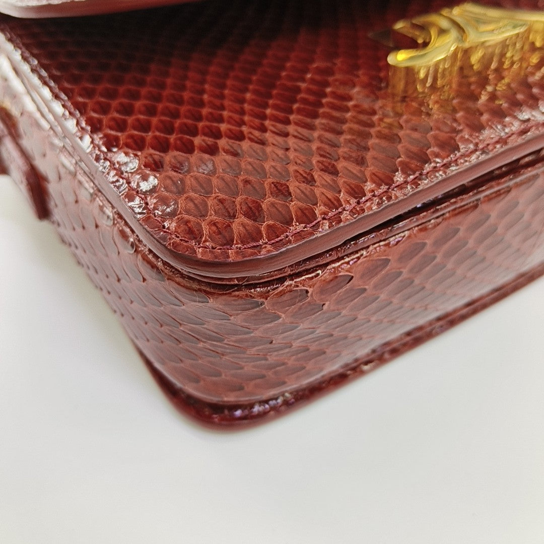 TRIOMPHE Small Python Red