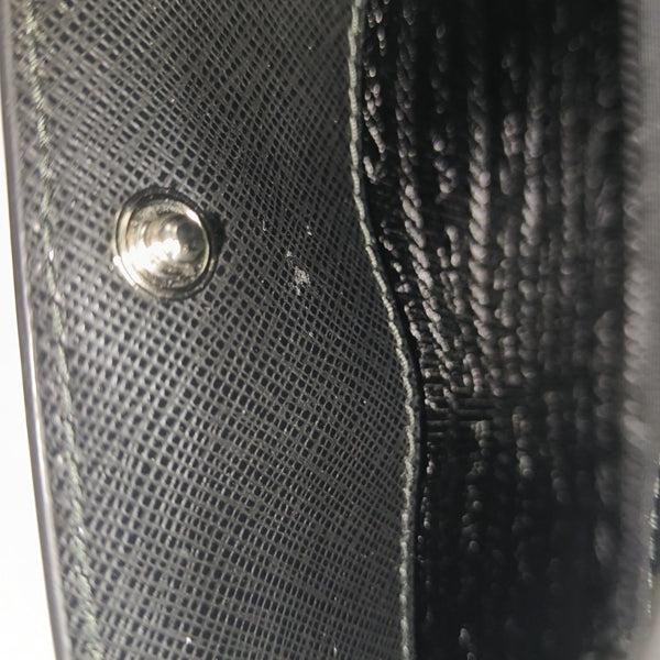 Saffiano Calfskin Shoulder Bag Black