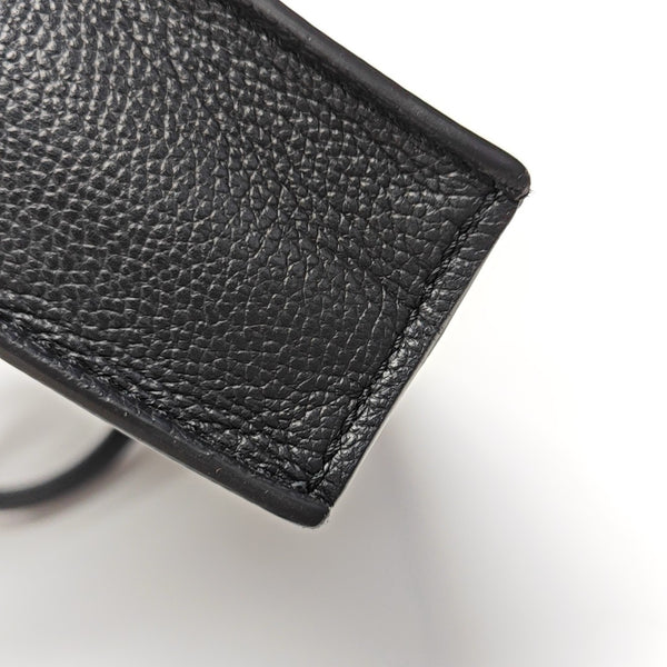 SAC PLAT Mini Monogram Calfskin Black