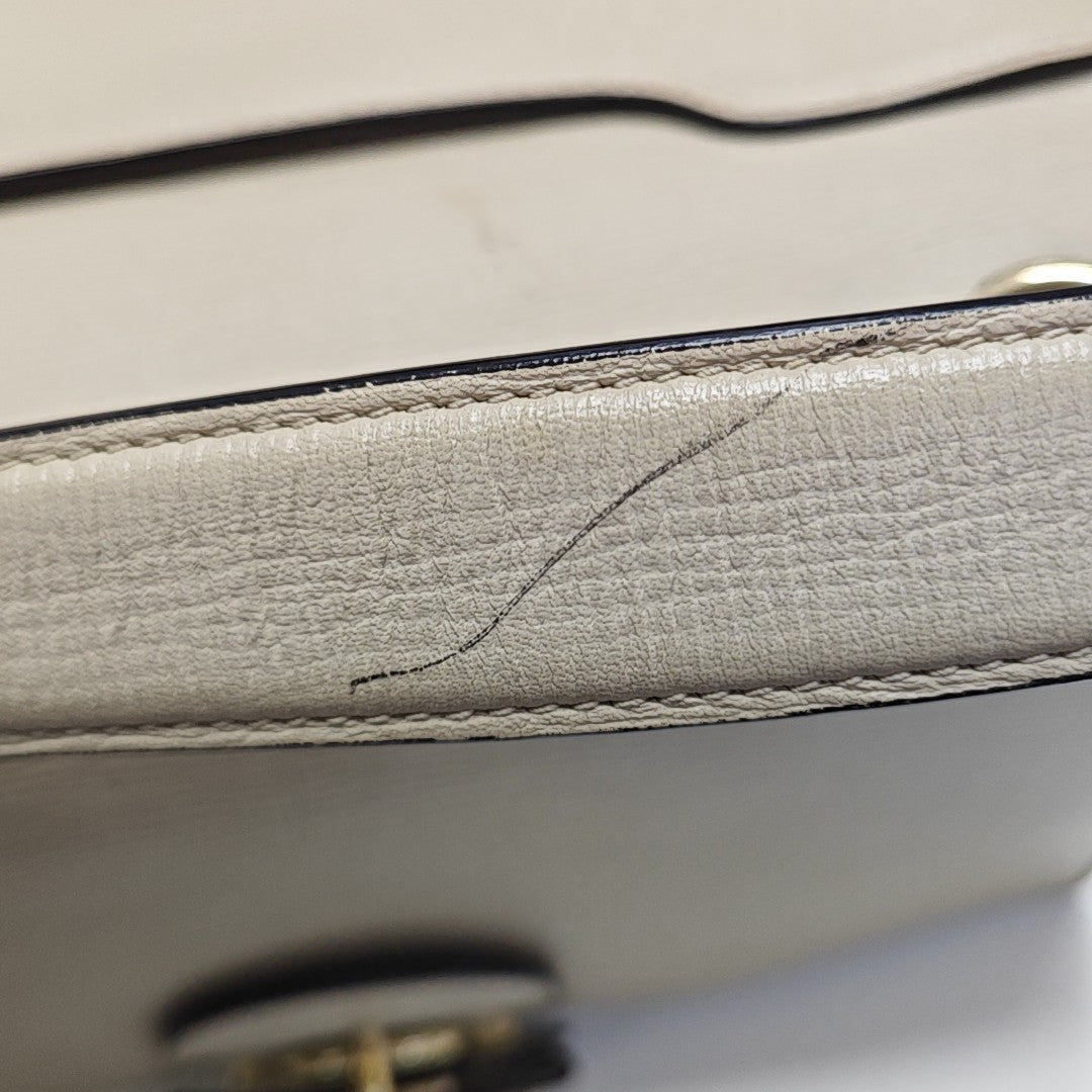 Calfskin Shoulder Bag Beige