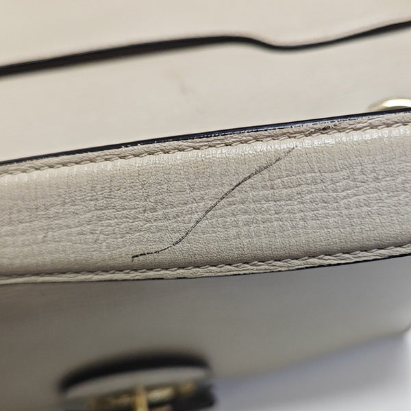 Calfskin Shoulder Bag Beige