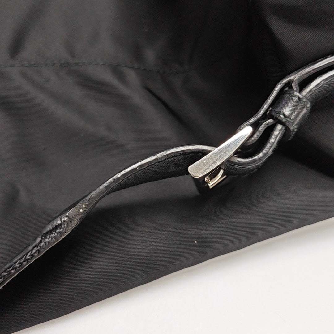 Nylon Backpack Black