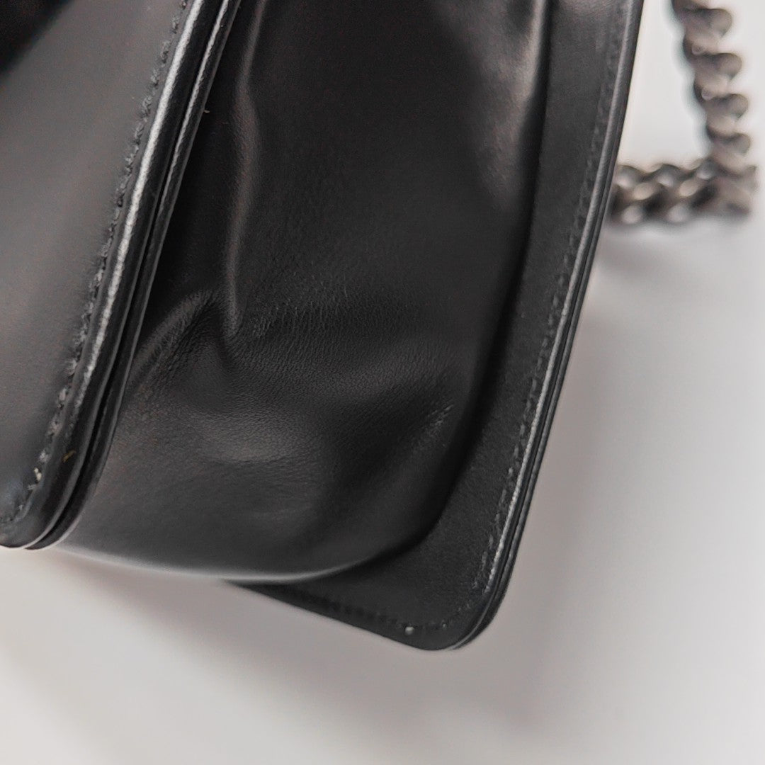 BOY CHANEL Small Quilted Calfskin Black