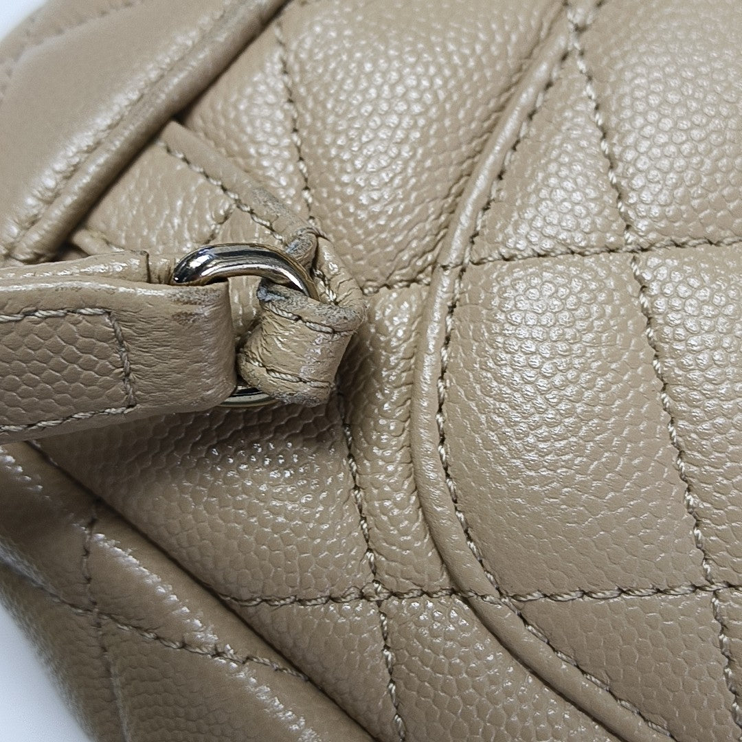 URBAN SPIRIT Quilted Grained Calfskin Beige