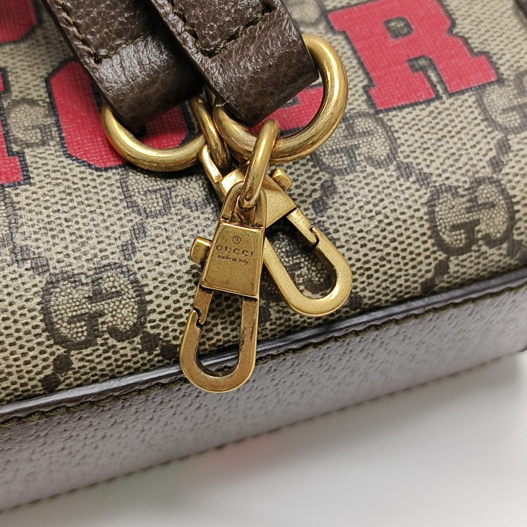 Retro Mini Monogram Coated Canvas Beige