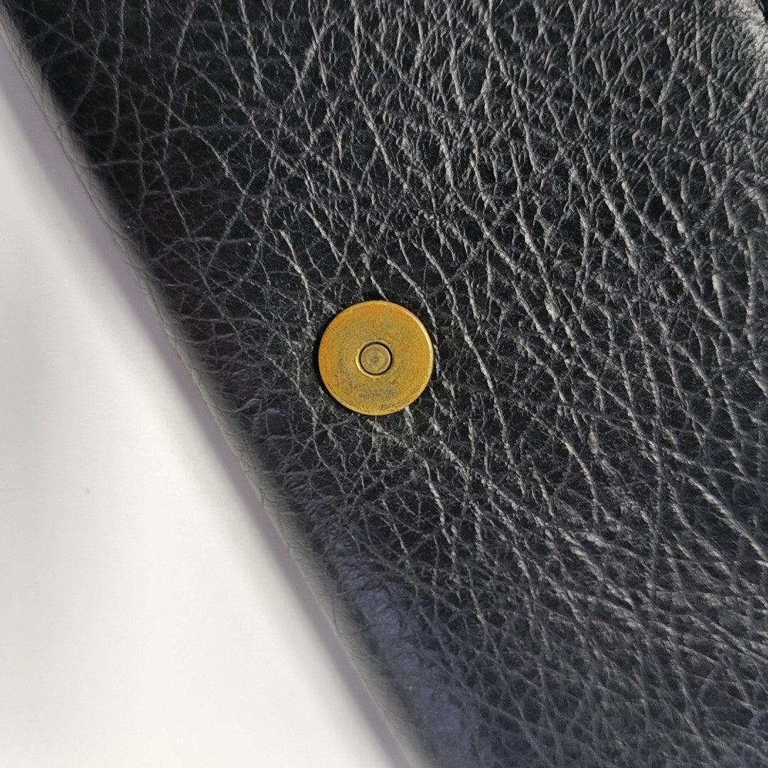 Classic City Lambskin Black Wallet