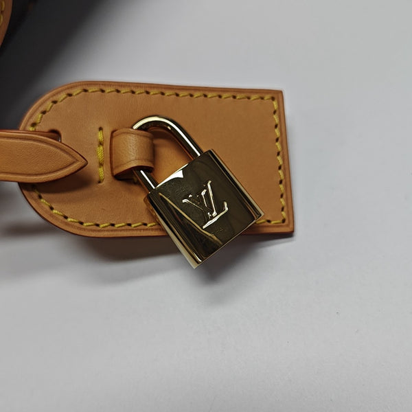 ALL IN BB Monogram Coated Canvas Brown