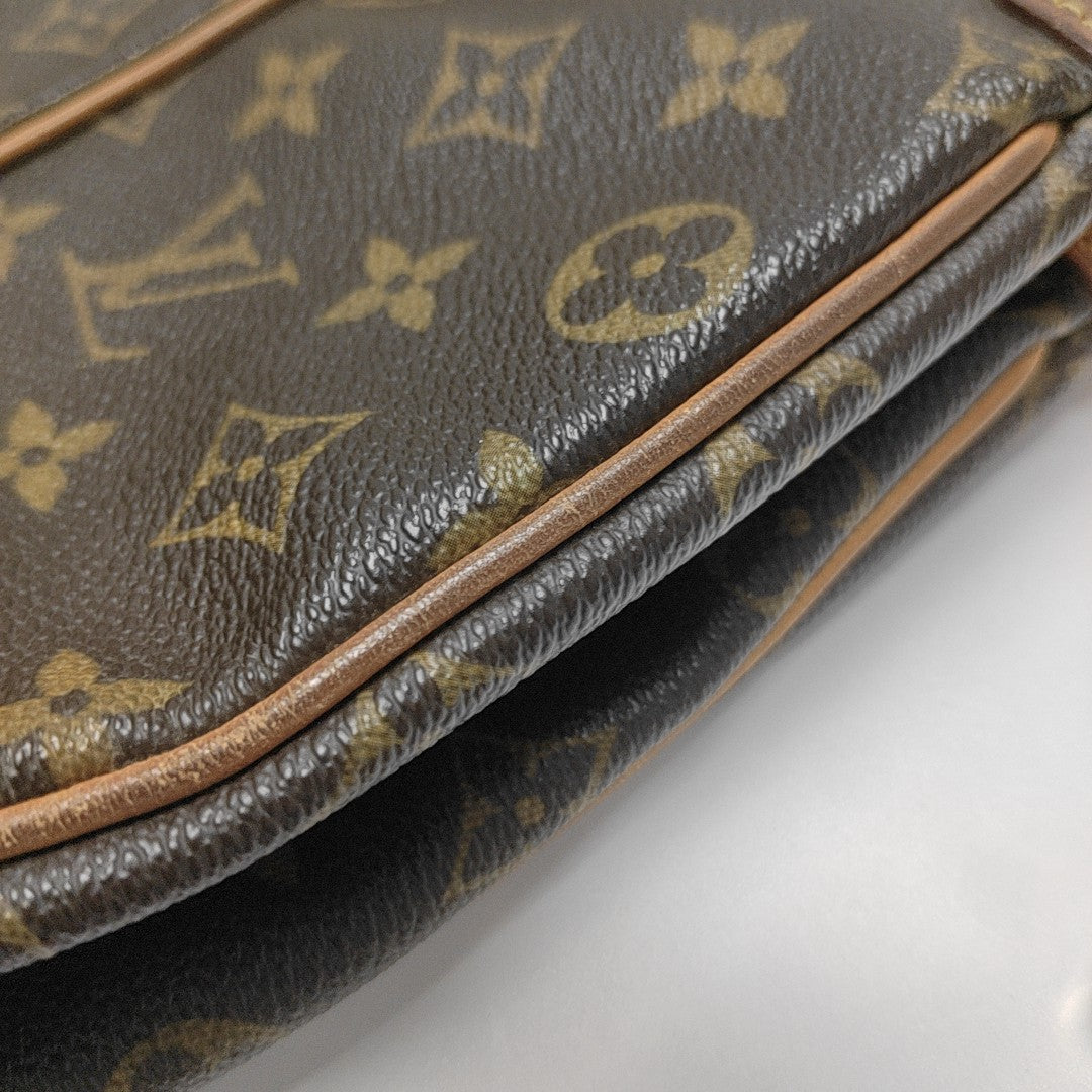 GALLIERA Monogram Coated Canvas Brown